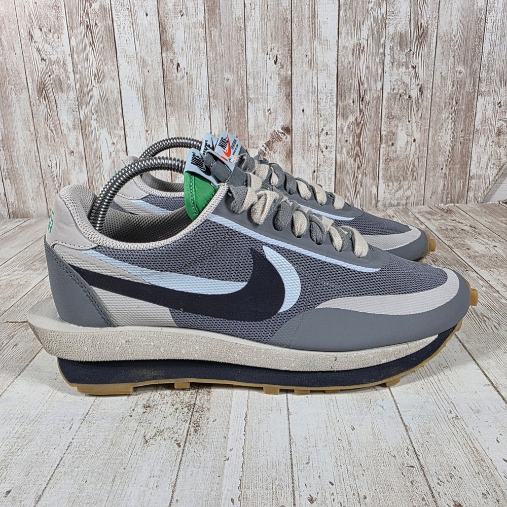 Nike LDWaffle Sacai Clot Grey Gum Mens Sneakers DH3114-001 Size 8